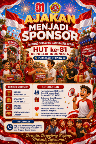 Poster Donatur / Sponsor