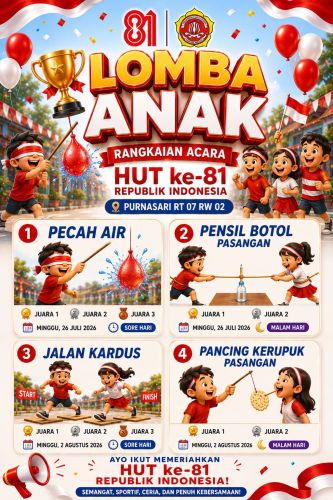 Rangkaian Acara Lomba Anak