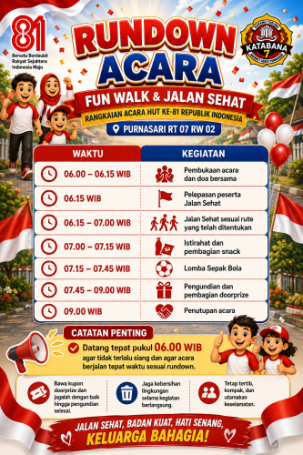 Rundown Jalan Sehat