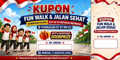 Kupon Jalan Sehat (Tanpa Logo)